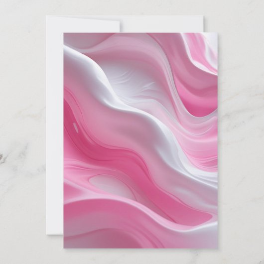 Elegante Roze Marmer 20e verjaardag Uitnodiging (Achterkant)