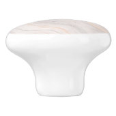 Elegante Roze Marmer Textuur Keramische Lade Knop (Zijkant)