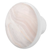 Elegante Roze Marmer Textuur Keramische Lade Knop (Rechts)