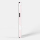 Elegante Roze Marmeren Achtergrond iPhone Hoesje (Rechterkant)