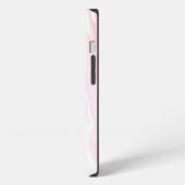 Elegante Roze Marmeren Achtergrond iPhone Hoesje (Linkerkant)