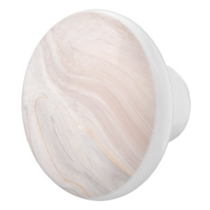 Elegante roze marmeren textuur keramische ladeknop knop