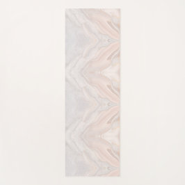 Elegante roze marmeren yogamat voor stijlvolle tra