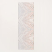 Elegante roze marmeren yogamat voor stijlvolle tra (Achterkant)