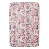 Elegante Roze Maximalistische Badmat (Voorkant Verticaal)