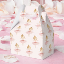 Elegante Roze Meisje Ballerina Verjaardagsfeestje