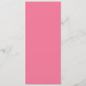 Elegante Roze Menu Sjabloon (Achterkant)