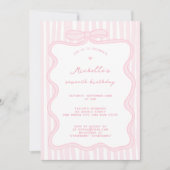 Elegante Roze Met de Hand Getekende Boog Elke Leef Kaart (Voorkant)