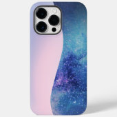 Elegante Roze Moderne gradiënt galaxy glitter ster Case-Mate iPhone Case (Achterkant)