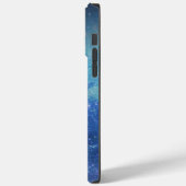 Elegante Roze Moderne gradiënt galaxy glitter ster Case-Mate iPhone Case (Achterkant / Links)