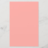 Elegante roze moderne trouwmenu (Achterkant)