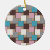 Elegante roze nectar keramisch ornament (Voorkant)