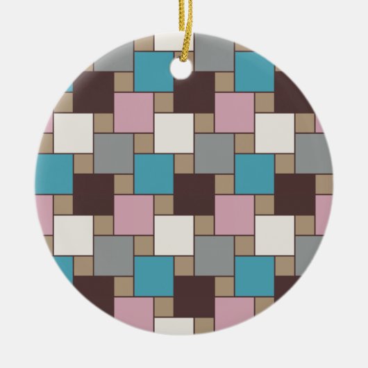 Elegante roze nectar keramisch ornament (Voorkant)