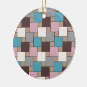 Elegante roze nectar keramisch ornament (Links)