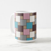 Elegante roze nectar koffiemok (Voorkant links)