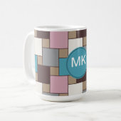 Elegante roze nectar koffiemok (Voorkant links)