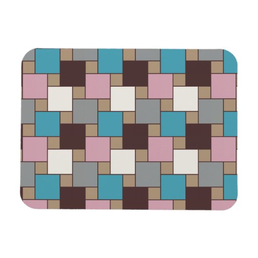 Elegante roze nectar magneet (Horizontaal)