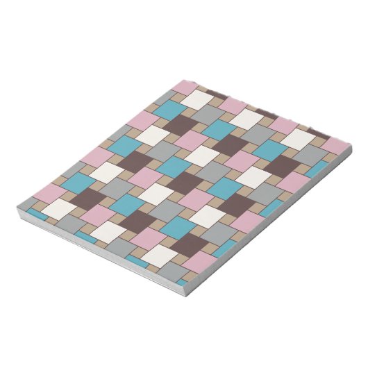 Elegante roze nectar notitieblok (Linkerzijde)