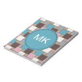 Elegante roze nectar notitieblok (Linkerzijde)