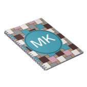 Elegante roze nectar notitieboek (Rechterzijde)