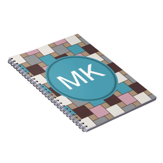 Elegante roze nectar notitieboek (Rechterzijde)