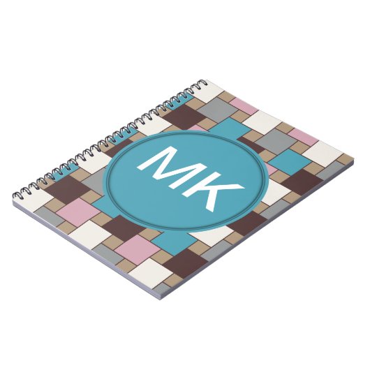 Elegante roze nectar notitieboek (Linkerzijde)