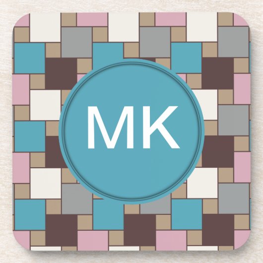 Elegante roze nectar onderzetter (Voorkant)