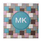 Elegante roze nectar tegeltje (Voorkant)