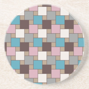 Elegante Roze Nectar Zandsteen Onderzetter