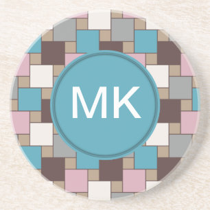 Elegante Roze Nectar Zandsteen Onderzetter