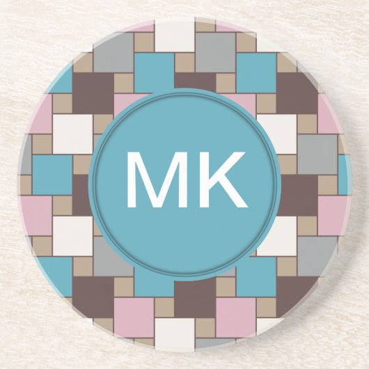 Elegante roze nectar zandsteen onderzetter (Voorkant)