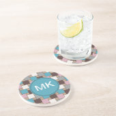 Elegante roze nectar zandsteen onderzetter (Zijkant)