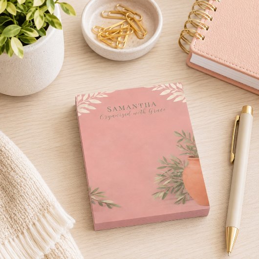 Elegante Roze Olijftak Post-it® Notes