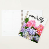 Elegante roze paarse blauwe bloemen hortensia's Mo Planner (Display)