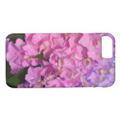 Elegante roze paarse bloemblaadjes hortensia's Case-Mate iPhone case (Achterkant (Horizontaal))