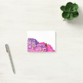 Elegante roze paarse bloemblaadjes hortensia's post-it® notes (Kantoor)