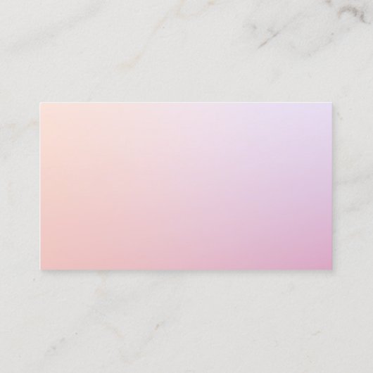 Elegante Roze Paarse Esthetician Spa Visitekaartje (Achterkant)