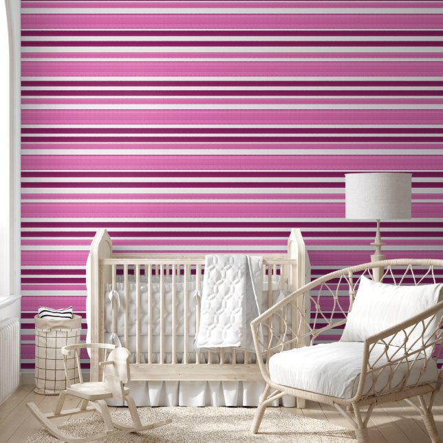 Elegante roze paarse moderne rustieke abstracte li behang (Kinderen)