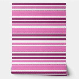Elegante roze paarse moderne rustieke abstracte li behang