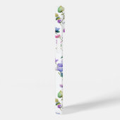 Elegante roze paarse waterverf wilde bloemen Case-Mate iPhone case (Achterkant / Rechts)