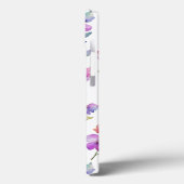 Elegante roze paarse waterverf wilde bloemen Case-Mate iPhone case (Achterkant / Links)