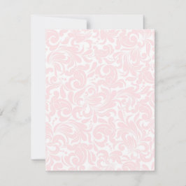 Elegante Roze Paisley Douane Moederdag Bedankkaart