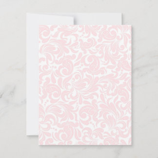 Elegante Roze Paisley Douane Moederdag Bedankkaart