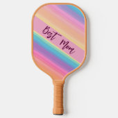 Elegante Roze Pastel Douce Geschenk voor Moeder of Pickleball Paddle (Achterkant)