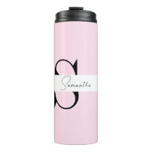 Elegante roze pastel gepersonaliseerde thermische 