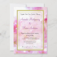 Elegante Roze Pastel Kersenbloesem Bruiloft