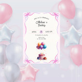 Elegante Roze Pastel Verjaardag Kaart