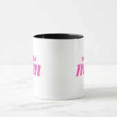 Elegante Roze Persoonlijke Mijn Ster Moeder Mok (Midden)