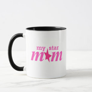 Elegante Roze Persoonlijke Mijn Ster Moeder Mok