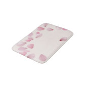 Elegante roze petal badmat (Gekanteld)
